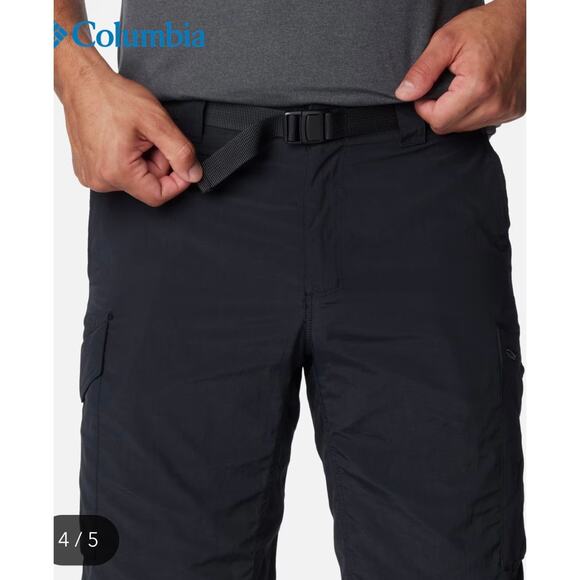 Columbia Other - Columbia Men’s Black Silver Ridge 10” Inseam Cargo Shorts 42 NWT